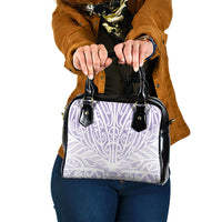 Purple New Zealand Puhoro Maori Tattoo Shoulder Handbag