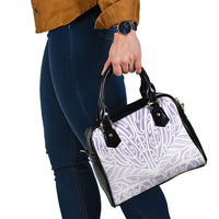 Purple New Zealand Puhoro Maori Tattoo Shoulder Handbag