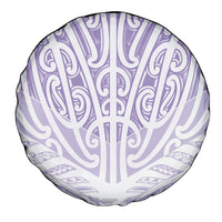 Purple New Zealand Puhoro Maori Tattoo Spare Tire Cover