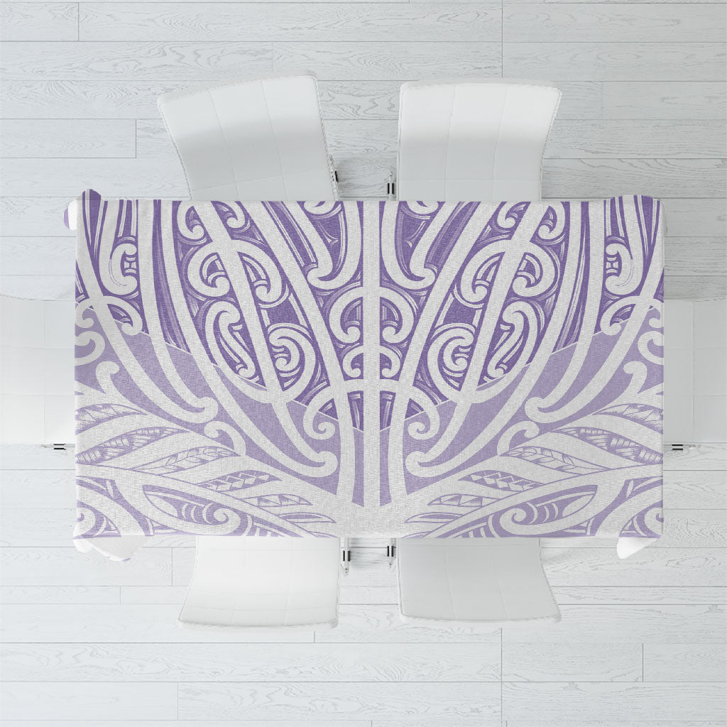 Purple New Zealand Puhoro Maori Tattoo Tablecloth