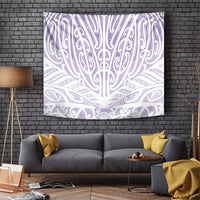 Purple New Zealand Puhoro Maori Tattoo Tapestry