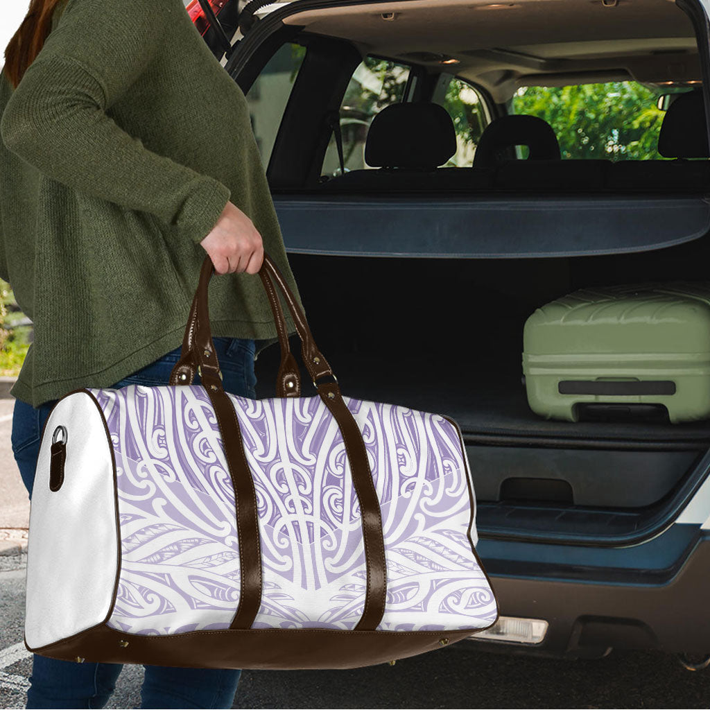 Purple New Zealand Puhoro Maori Tattoo Travel Bag