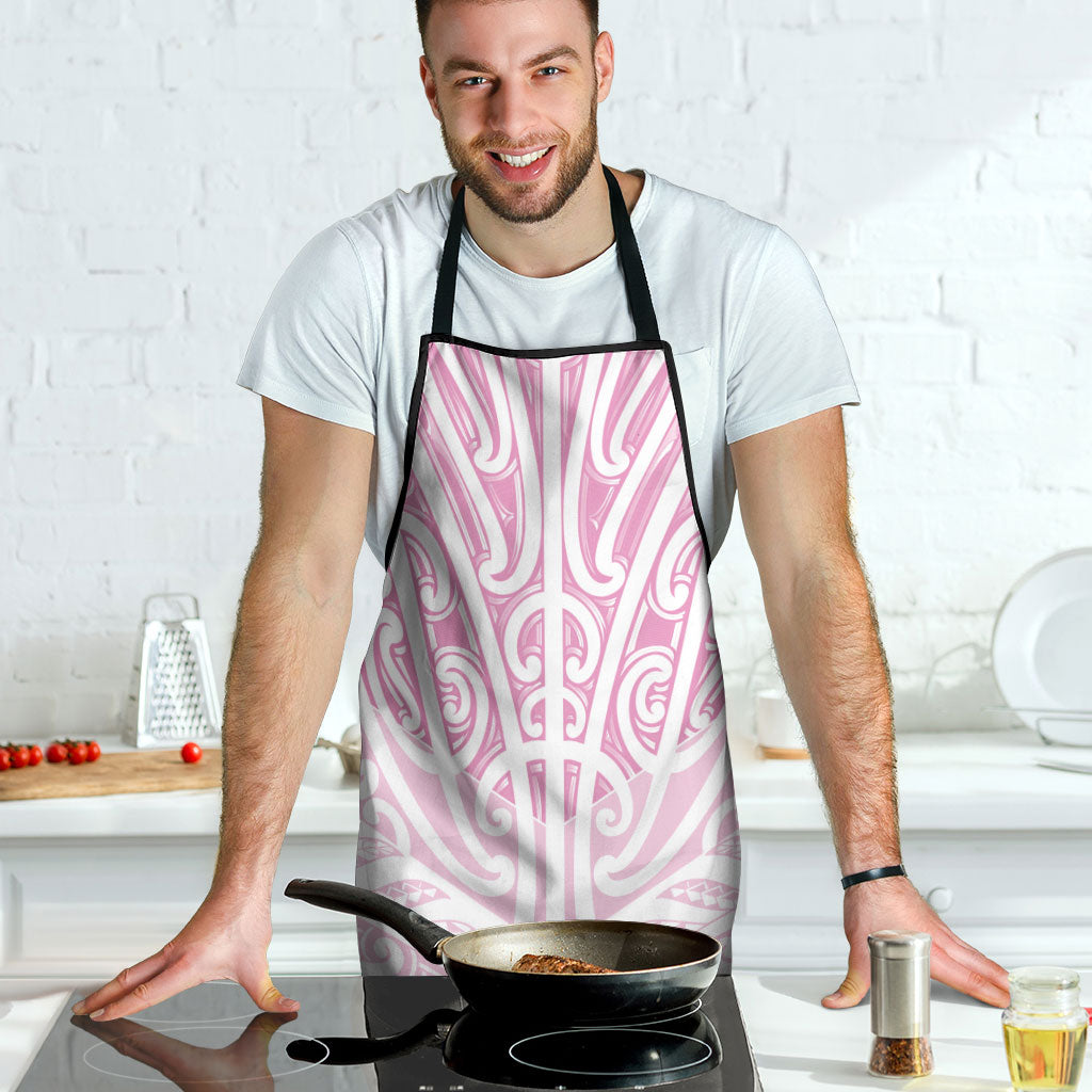 Pink New Zealand Puhoro Maori Tattoo Apron