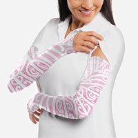 Pink New Zealand Puhoro Maori Tattoo Arm Sleeves