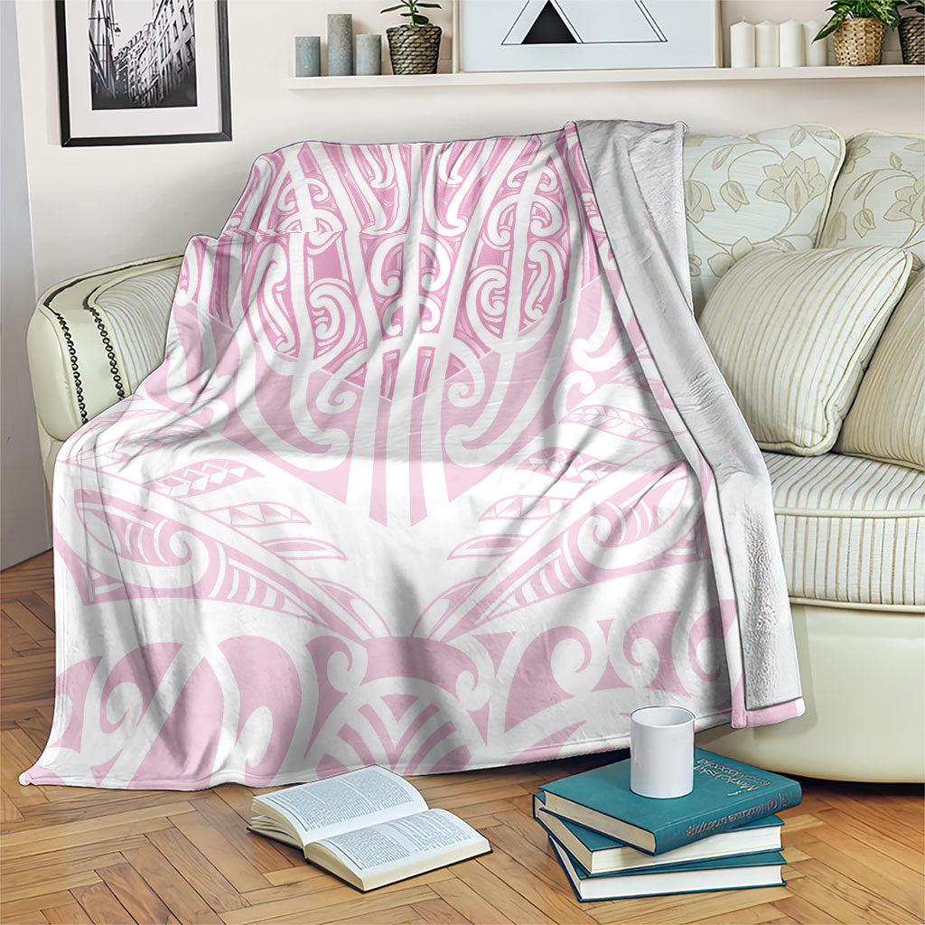 Pink New Zealand Puhoro Maori Tattoo Blanket LT14 Pink - Polynesian Pride