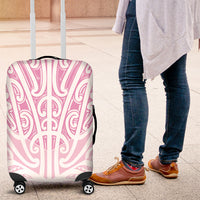 Pink New Zealand Puhoro Maori Tattoo Luggage Cover