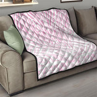 Pink New Zealand Puhoro Maori Tattoo Quilt