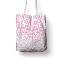 Pink New Zealand Puhoro Maori Tattoo Tote Bag