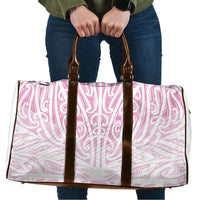 Pink New Zealand Puhoro Maori Tattoo Travel Bag
