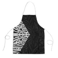 Black New Zealand Puhoro Maori Tattoo Apron