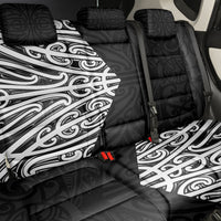 Black New Zealand Puhoro Maori Tattoo Back Car Seat Cover