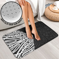 Black New Zealand Puhoro Maori Tattoo Bathroom Set
