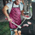 Pink Aloha Hawaii Apron Hawaiian Kakau Ohia Lehua Lei - Polynesian Pride