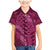 Pink Aloha Hawaii Family Matching Mermaid Dress and Hawaiian Shirt Hawaiian Kakau Ohia Lehua Lei - Polynesian Pride