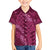 Pink Aloha Hawaii Family Matching Summer Maxi Dress and Hawaiian Shirt Hawaiian Kakau Ohia Lehua Lei - Polynesian Pride