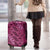 Pink Aloha Hawaii Luggage Cover Hawaiian Kakau Ohia Lehua Lei - Polynesian Pride