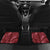 Maroon Aloha Hawaii Car Mats Hawaiian Kakau Ohia Lehua Lei - Polynesian Pride