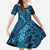 Naval Night Aloha Hawaii Family Matching Mermaid Dress and Hawaiian Shirt Hawaiian Kakau Ohia Lehua Lei - Polynesian Pride