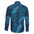Naval Night Aloha Hawaii Family Matching Off Shoulder Short Dress and Hawaiian Shirt Hawaiian Kakau Ohia Lehua Lei - Polynesian Pride