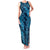 Naval Night Aloha Hawaii Family Matching Tank Maxi Dress and Hawaiian Shirt Hawaiian Kakau Ohia Lehua Lei - Polynesian Pride