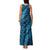 Naval Night Aloha Hawaii Family Matching Tank Maxi Dress and Hawaiian Shirt Hawaiian Kakau Ohia Lehua Lei - Polynesian Pride