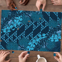 Naval Night Aloha Hawaii Puzzle Hawaiian Kakau Ohia Lehua Lei - Polynesian Pride