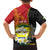 Personalised PNG Morobe Provins Family Matching Summer Maxi Dress and Hawaiian Shirt Papua New Guinea Plumeria Melanesian Pattern - Polynesian Pride