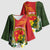 Personalised PNG Isten Hailans Provins Kimono Sleeve Blouse Papua New Guinea Plumeria Melanesian Pattern - Polynesian Pride