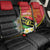 Personalised PNG Sauten Hailans Back Car Seat Cover Papua New Guinea Plumeria Melanesian Pattern - Polynesian Pride