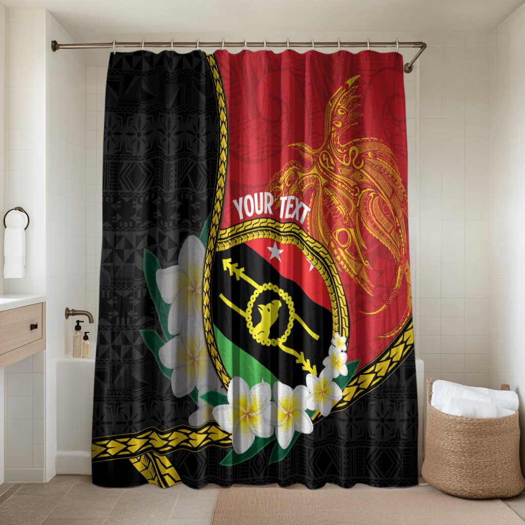 Personalised PNG Sauten Hailans Bathroom Set Papua New Guinea Plumeria Melanesian Pattern - Polynesian Pride