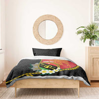 Personalised PNG Sauten Hailans Bedding Set Papua New Guinea Plumeria Melanesian Pattern - Polynesian Pride