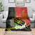 Personalised PNG Sauten Hailans Blanket Papua New Guinea Plumeria Melanesian Pattern - Polynesian Pride