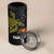Personalised PNG Sauten Hailans 4 in 1 Can Cooler Tumbler Papua New Guinea Plumeria Melanesian Pattern - Polynesian Pride