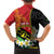 Personalised PNG Sauten Hailans Family Matching Off Shoulder Short Dress and Hawaiian Shirt Papua New Guinea Plumeria Melanesian Pattern - Polynesian Pride