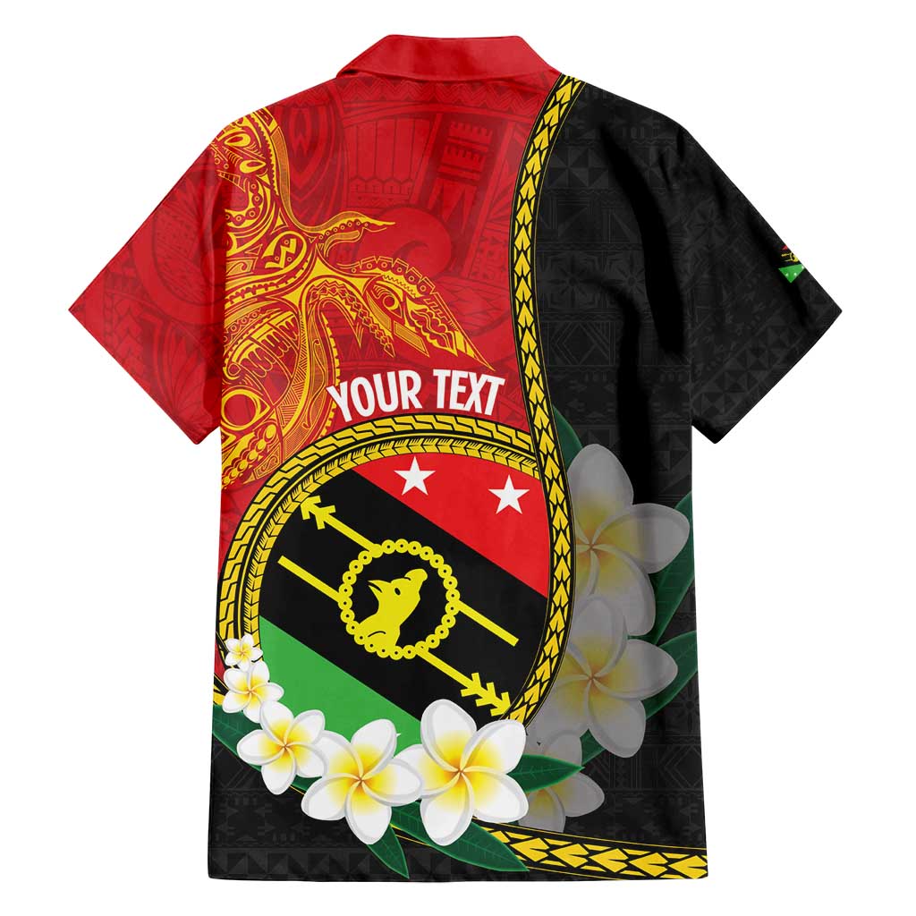 Personalised PNG Sauten Hailans Family Matching Off Shoulder Short Dress and Hawaiian Shirt Papua New Guinea Plumeria Melanesian Pattern - Polynesian Pride