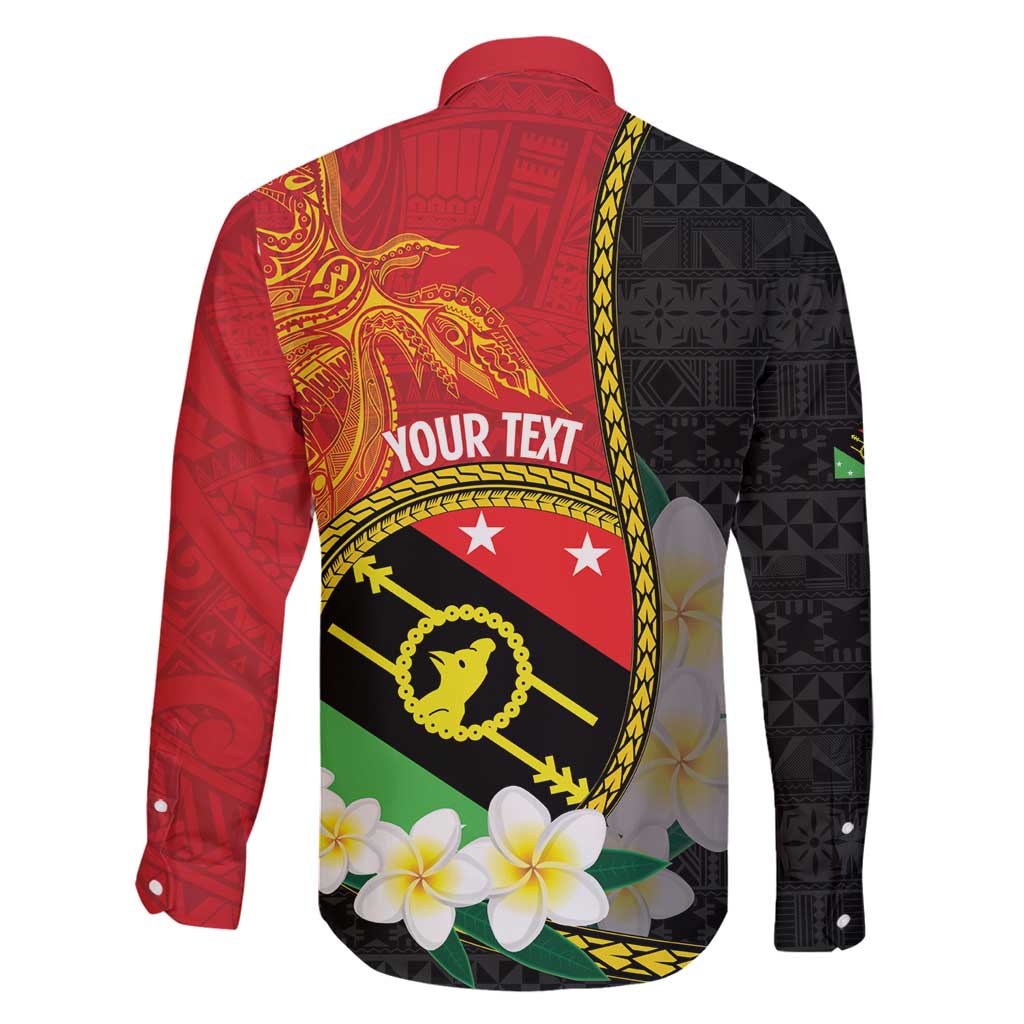 Personalised PNG Sauten Hailans Family Matching Off Shoulder Short Dress and Hawaiian Shirt Papua New Guinea Plumeria Melanesian Pattern - Polynesian Pride