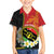 Personalised PNG Sauten Hailans Family Matching Off Shoulder Short Dress and Hawaiian Shirt Papua New Guinea Plumeria Melanesian Pattern - Polynesian Pride