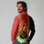 Personalised PNG Sauten Hailans Long Sleeve Polo Shirt Papua New Guinea Plumeria Melanesian Pattern - Polynesian Pride