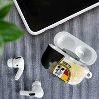 Personalised PNG Madang Provins AirPods Case Papua New Guinea Plumeria Melanesian Pattern - Polynesian Pride