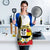 Personalised PNG Madang Provins Apron Papua New Guinea Plumeria Melanesian Pattern - Polynesian Pride