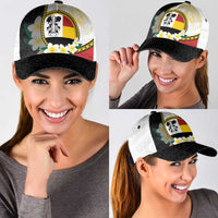 PNG Madang Provins Classic Cap Papua New Guinea Plumeria Melanesian Pattern - Polynesian Pride