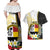 Personalised PNG Madang Provins Couples Matching Off Shoulder Maxi Dress and Hawaiian Shirt Papua New Guinea Plumeria Melanesian Pattern - Polynesian Pride