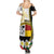 Personalised PNG Madang Provins Family Matching Summer Maxi Dress and Hawaiian Shirt Papua New Guinea Plumeria Melanesian Pattern - Polynesian Pride