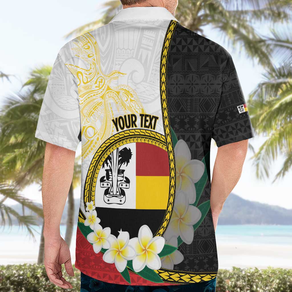 Personalised PNG Madang Provins Hawaiian Shirt Papua New Guinea Plumeria Melanesian Pattern - Polynesian Pride
