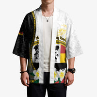 Personalised PNG Madang Provins Kimono Papua New Guinea Plumeria Melanesian Pattern - Polynesian Pride