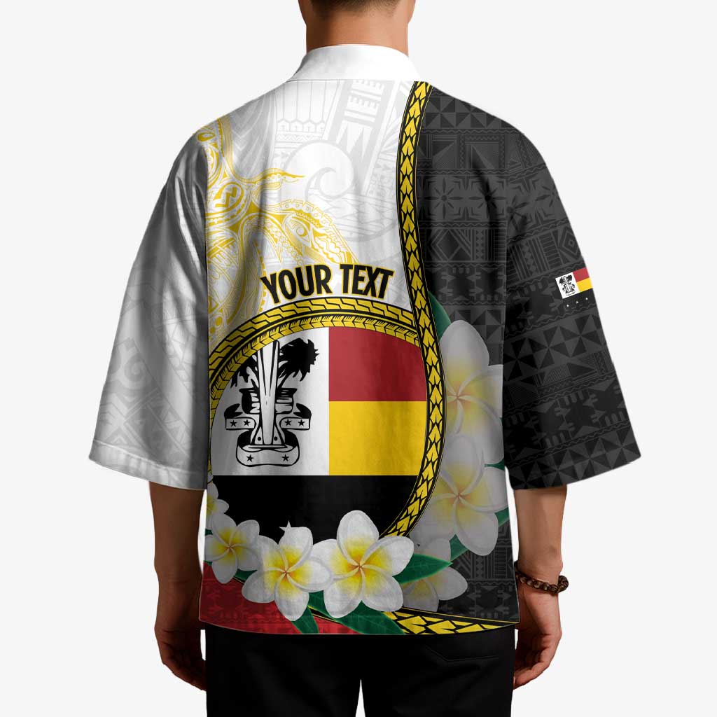 Personalised PNG Madang Provins Kimono Papua New Guinea Plumeria Melanesian Pattern - Polynesian Pride