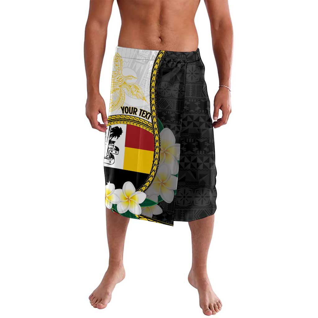 Personalised PNG Madang Provins Lavalava Papua New Guinea Plumeria Melanesian Pattern - Polynesian Pride