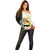 Personalised PNG Madang Provins Off Shoulder Sweater Papua New Guinea Plumeria Melanesian Pattern - Polynesian Pride