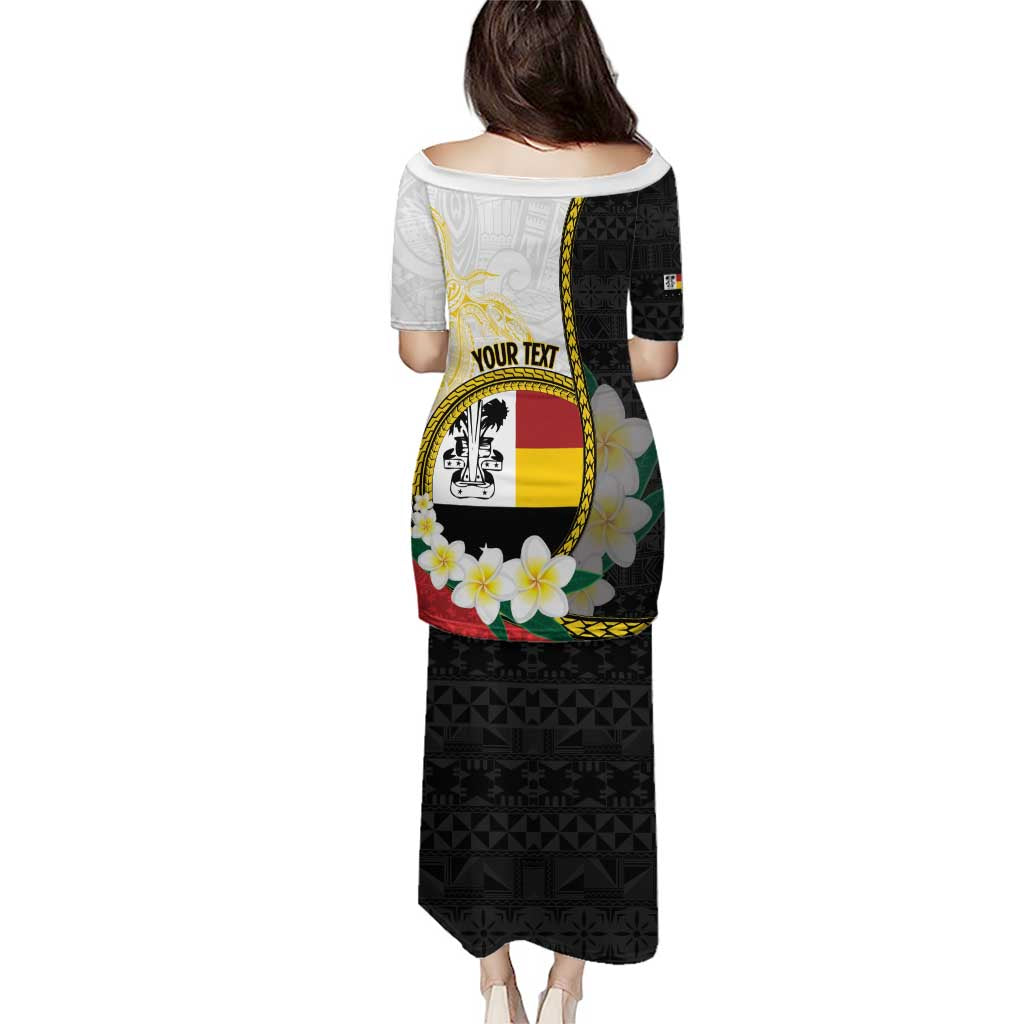 Personalised PNG Madang Provins Puletasi Papua New Guinea Plumeria Melanesian Pattern - Polynesian Pride