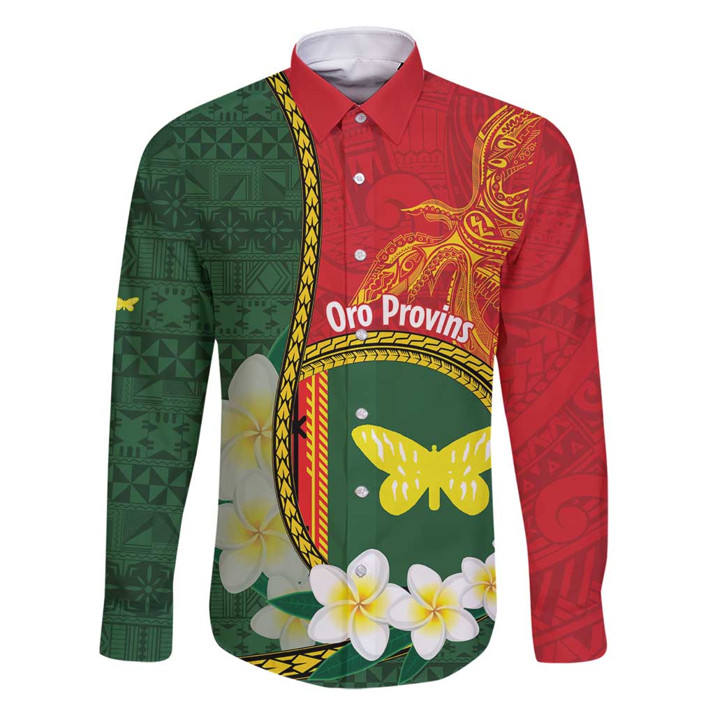 Personalised PNG Oro Provins Family Matching Off Shoulder Short Dress and Hawaiian Shirt Papua New Guinea Plumeria Melanesian Pattern - Polynesian Pride